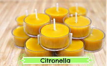 Load image into Gallery viewer, Citronella Tea Lights in Plastic Cups (1 Dozen)