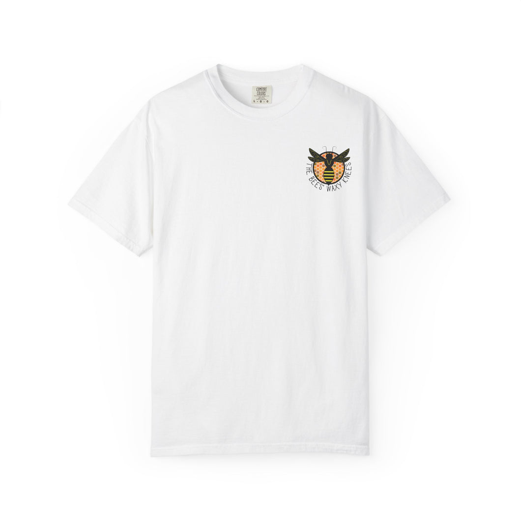 The Bees' Waxy Knees T-Shirt for Everyday Comfort, Unisex Graphic Tee, Eco-Friendly Shirt, Perfect Gift for Friends, Summer Wear