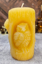 Load image into Gallery viewer, Owlet in Tree Pillar Candle