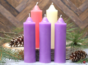 Advent Pillar Candle Set