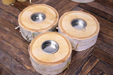 Load image into Gallery viewer, White Birch Tea Light Holder