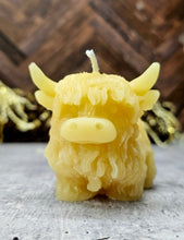 Load image into Gallery viewer, Highland Cow Beeswax Candle