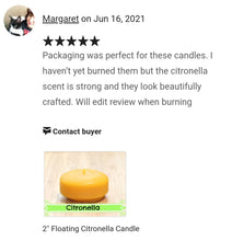 Load image into Gallery viewer, 2&quot; Floating Citronella Candle