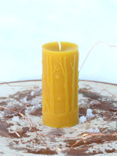 Load image into Gallery viewer, Deer in Snow Pillar Candle