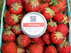 Strawberry Beeswax Lip Balm Tin