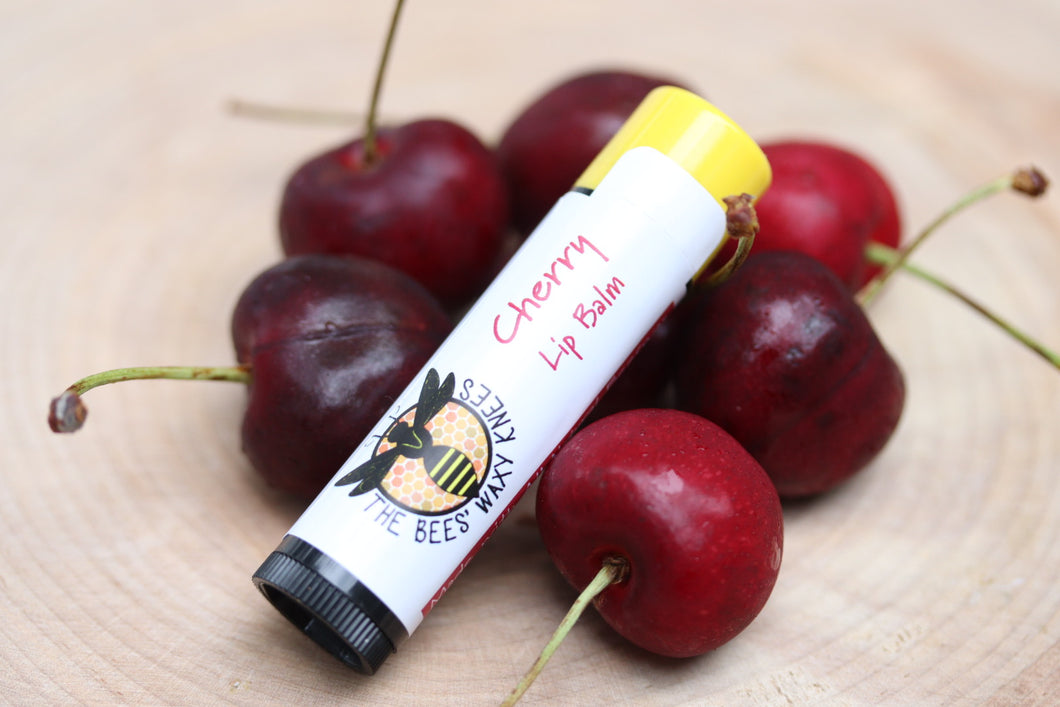 Cherry Beeswax Lip Balm Tube