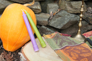 Halloween 8" Beeswax Tapers - MIX AND MATCH!