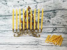 Load image into Gallery viewer, Beeswax Hanukkah Candles