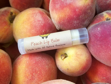 Peach Beeswax Lip Balm Tube