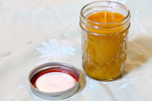 Load image into Gallery viewer, 8oz Beeswax Mason Jar Candle