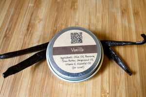Vanilla Beeswax Lip Balm Tin