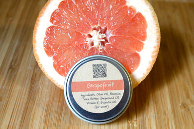 Grapefruit Beeswax Lip Balm Tin