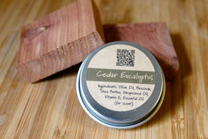 Cedar Eucalyptus Beeswax Lip Balm Tin