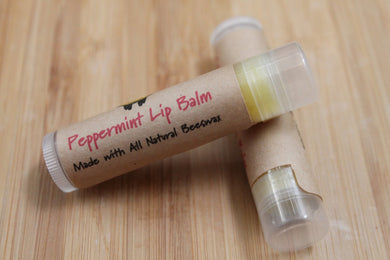Peppermint Beeswax Lip Balm Tube